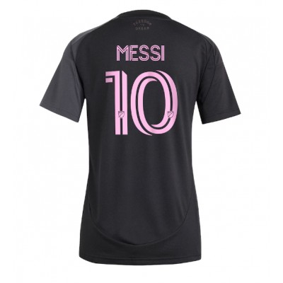 Ženski Nogometni dresi Inter Miami Lionel Messi #10 Gostujoči 2025-26 Kratek Rokav Ženski Nogometni dresi Inter Miami Lionel Messi #10 Gostujoči 2025-26 Kratek Rokav